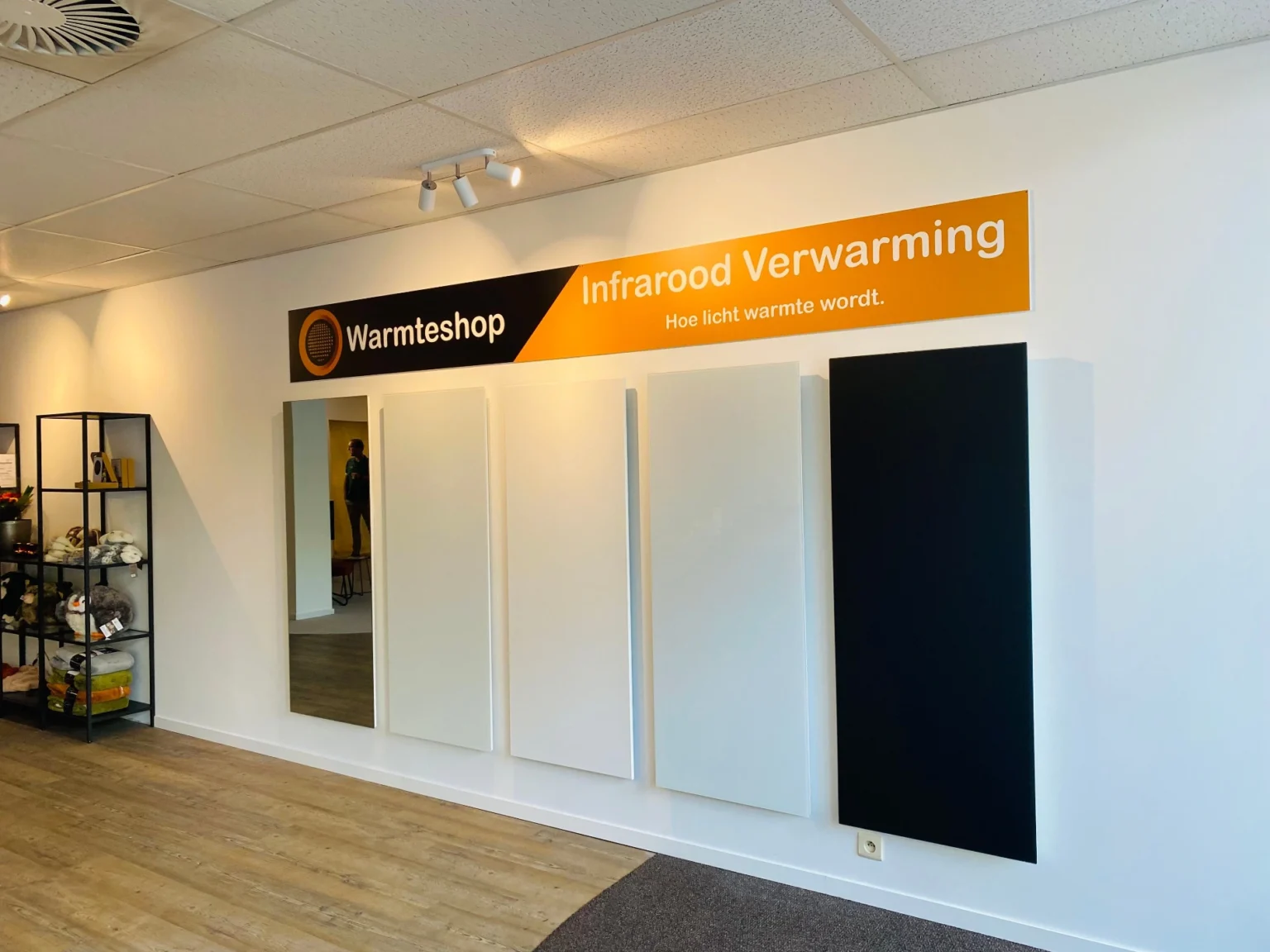 Infrarood verwarming Turnhout showroom